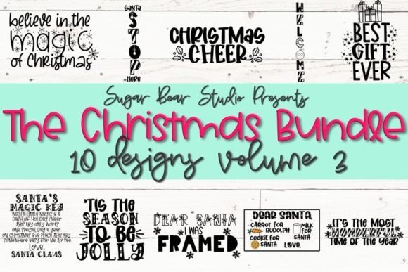 Download Christmas Mini Bundle Volume 3 - Christmas mini Collection