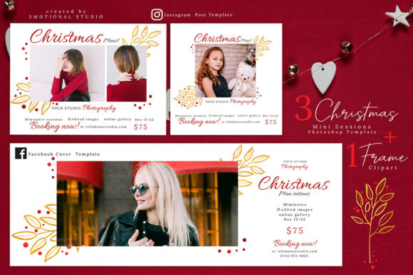 Download Christmas Mini Sessions Template 04 - Premium Bundle