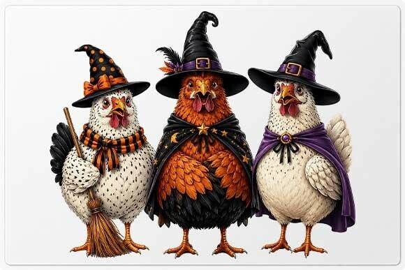 Download Halloween Witch Chickens PNG - Halloween witch Collection