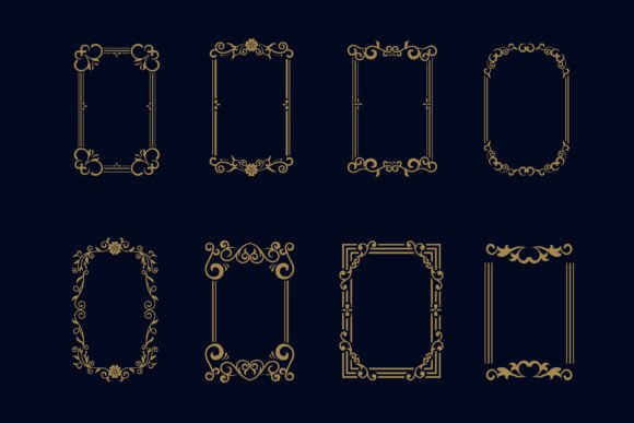 Download Vector Decorative Frame Design Template - Decorative frame Collection