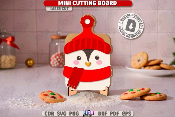 Download Christmas Mini Cutting Board Laser Cut - Christmas mini Collection