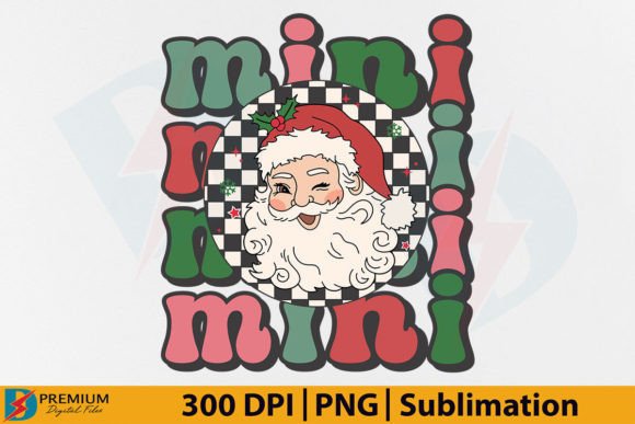 Download Christmas Mini PNG Sublimation Mom Santa - Christmas mini Collection