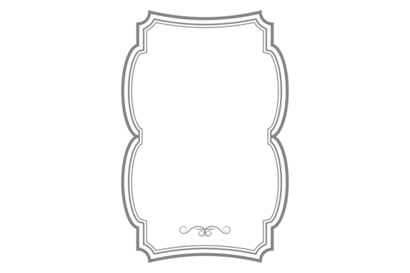 Download Decorative Frame. Retro Badge Template. - Decorative frame Collection