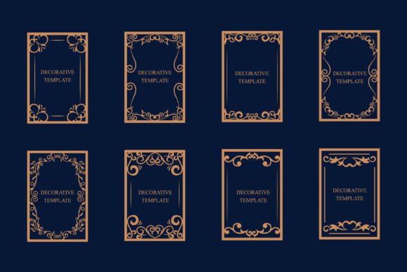 Download Vector Decorative Frame Template - Decorative frame Collection