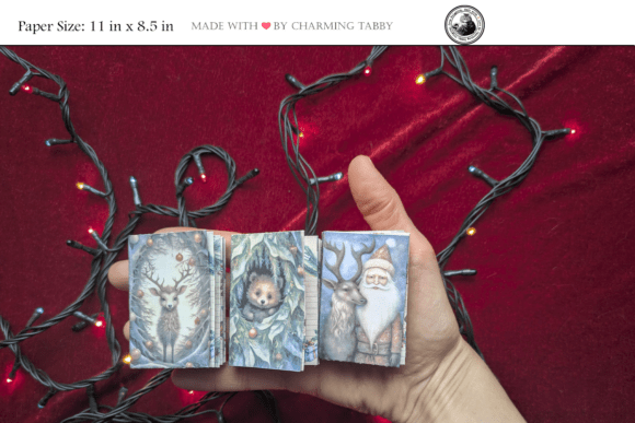Download Whimsical Christmas Mini Books Printable - Christmas mini Collection